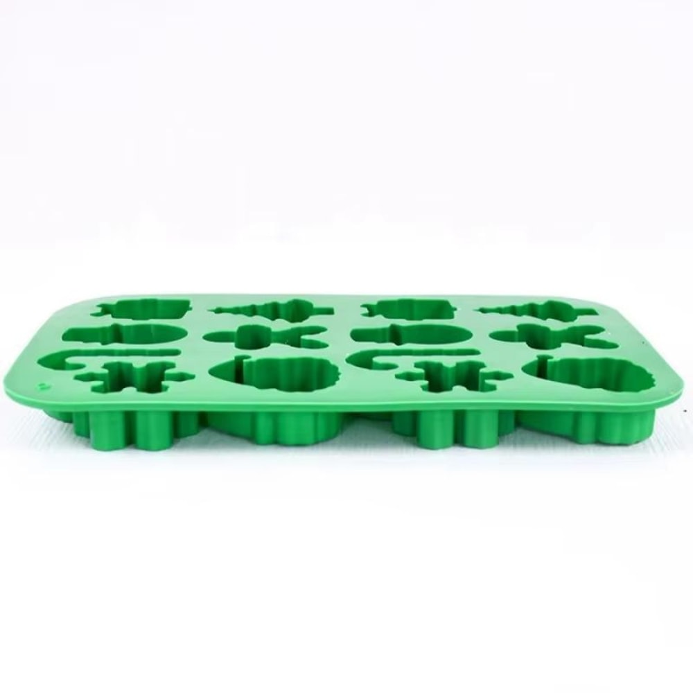 Christmas Tree And Holiday Character Chocolate Cookie Mold 5