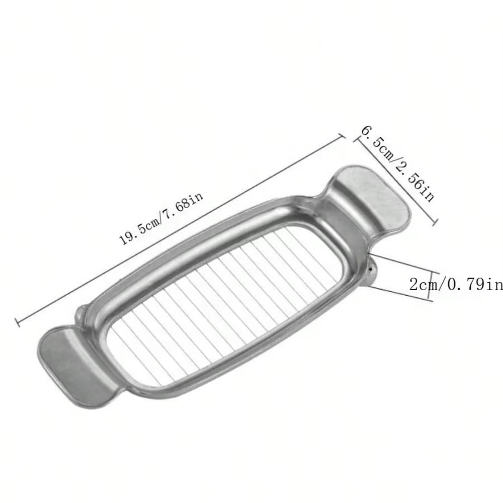 Premium Stainless Steel Cheese Slicer And Food Divider For Kitchen Prep 6