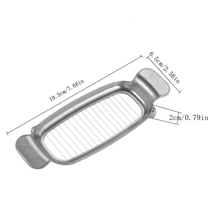 Premium Stainless Steel Cheese Slicer And Food Divider For Kitchen Prep 6