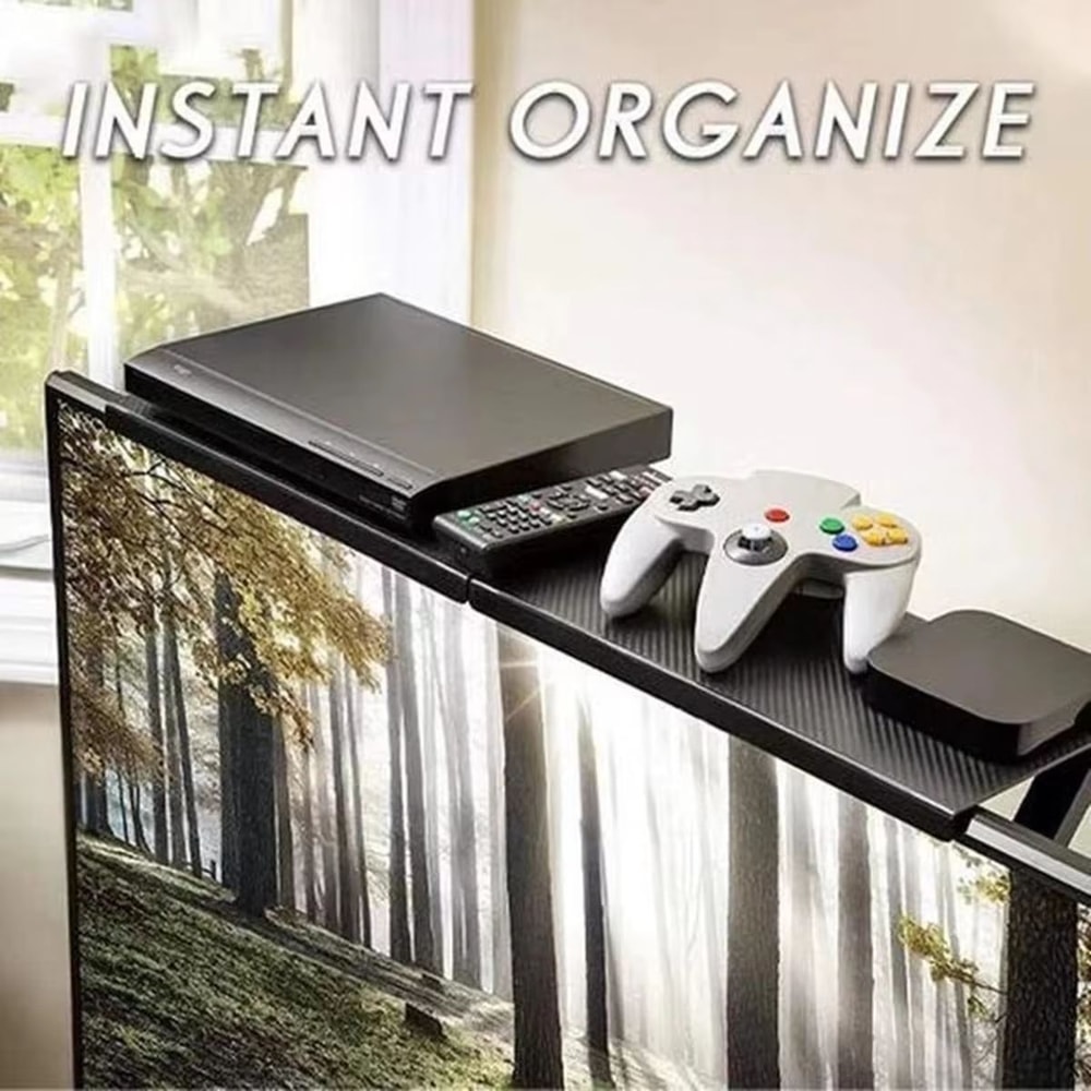 PunchFree Router Storage Rack SetTop Box Monitor Organizer 1