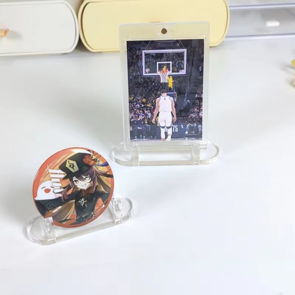 Acrylic Photo Display Stand Transparent Desk Frame For Photos Cards 1