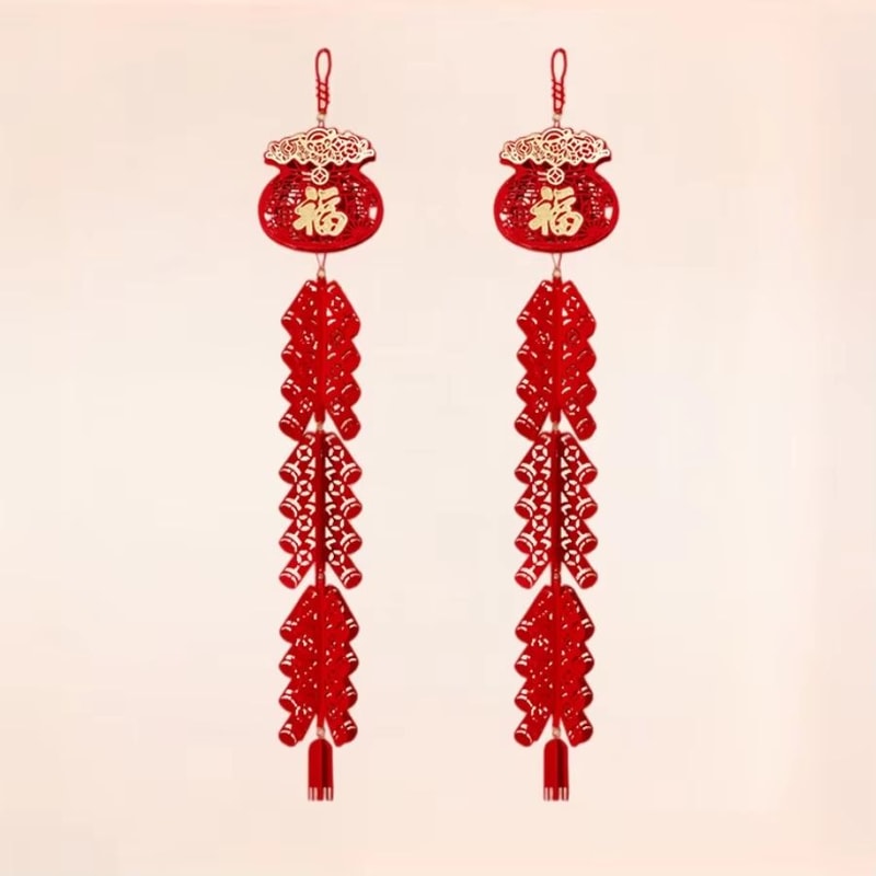 2026 Chinese New Year Hanging Firecracker Fu Character Decoration 6