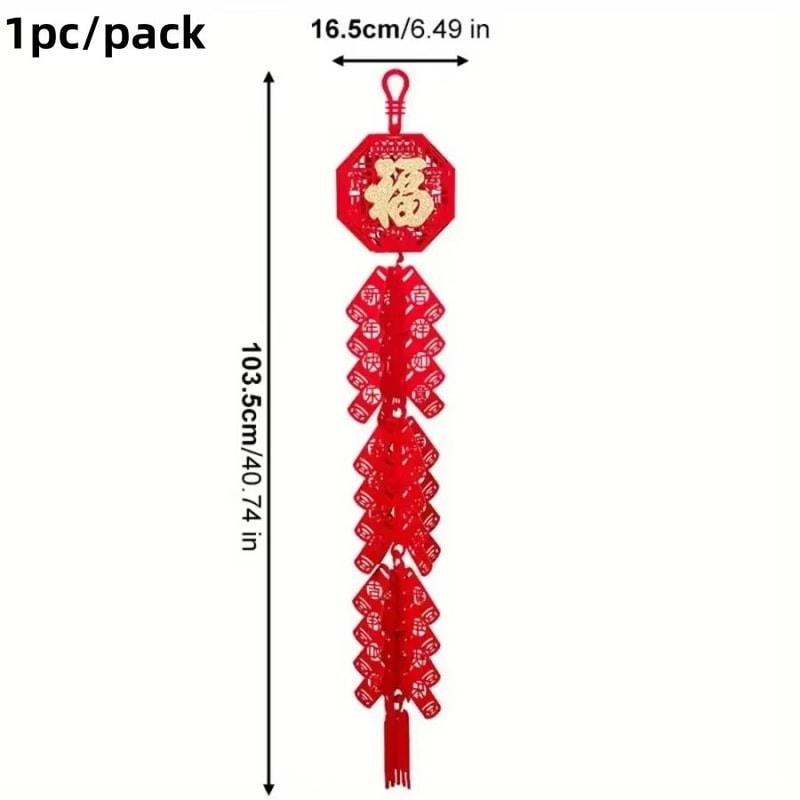 2026 Chinese New Year Hanging Firecracker Fu Character Decoration 7