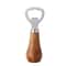 Solid Wood Handle Stainless Steel Beer Bottle Opener For Home Use 7