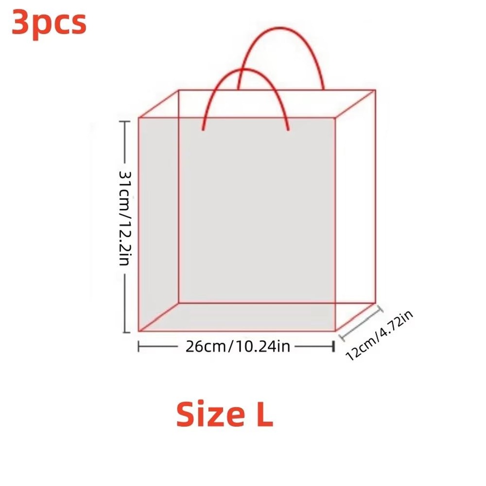 Retro Navy 3Pack Fashion Gift Packaging Paper Bags For Boutique Retail 7