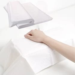 disposable 11.81x11.81in white manicure bath mats – 50/100pcs professional drape sheets