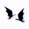 Halloween Black Wing Hair Clips 2Pack Bat Demon Duckbill Costume Accessories 6