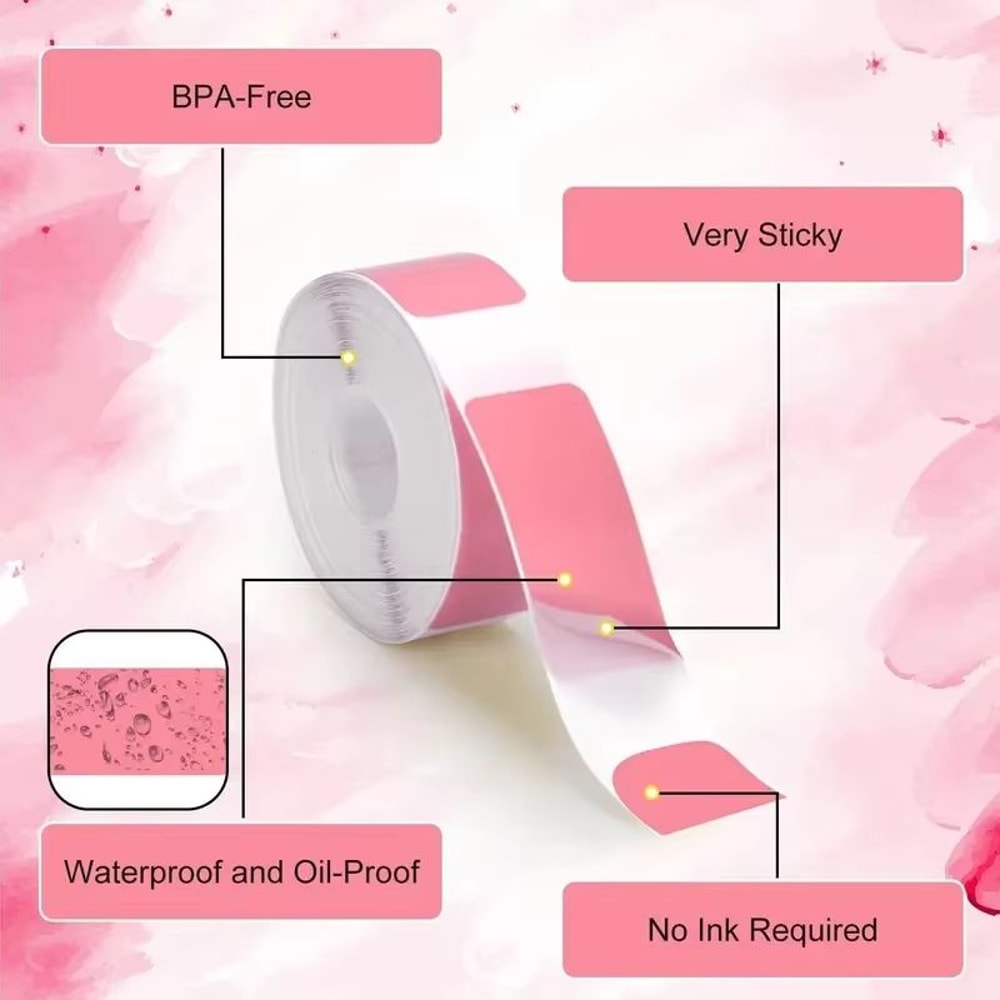 Portable Waterproof Thermal Label Stickers 160pcsRoll SelfAdhesive Printable Tags 1