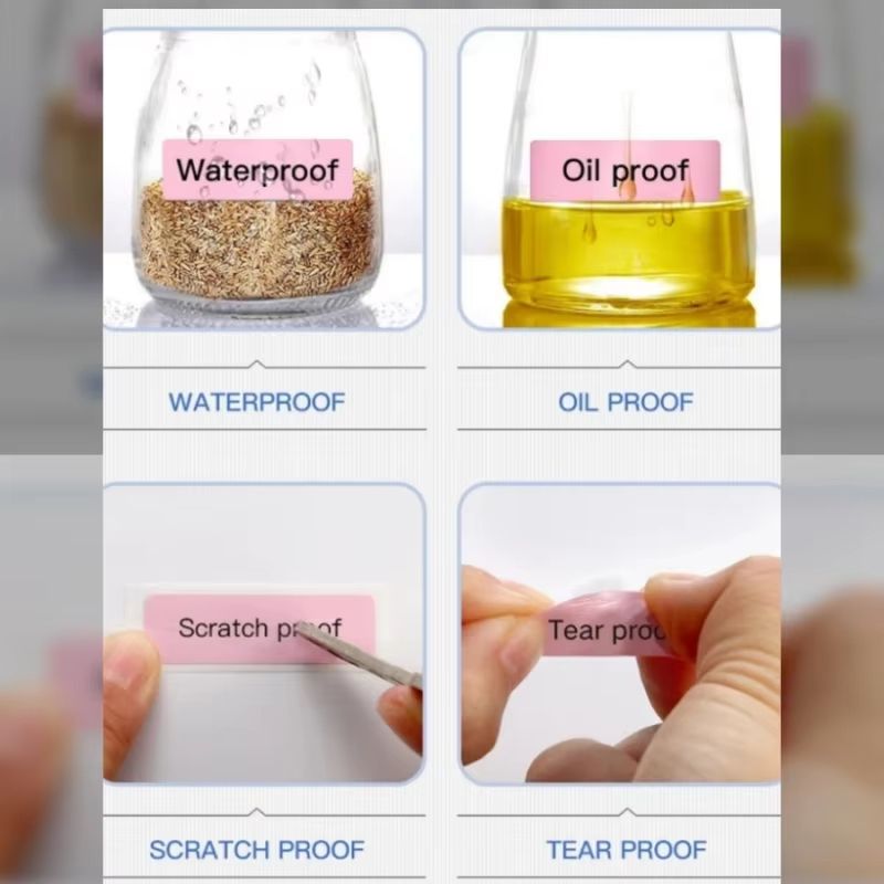 Portable Waterproof Thermal Label Stickers 160pcsRoll SelfAdhesive Printable Tags 2