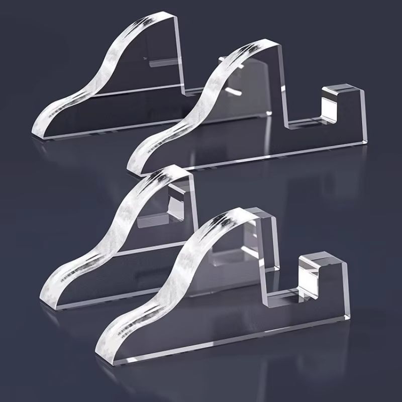 Transparent Acrylic Photo Frame Stand Set Of 2 For Desktop And Display 5