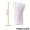 100Pack Disposable Wooden Coffee Stirring Sticks With ThreeHole Design 6