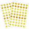 Gold FivePointed Star Reward Sticker Sheets For Kids And Teachers 0