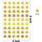 Gold FivePointed Star Reward Sticker Sheets For Kids And Teachers 1