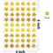 Gold FivePointed Star Reward Sticker Sheets For Kids And Teachers 1