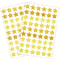 Gold FivePointed Star Reward Sticker Sheets For Kids And Teachers 4
