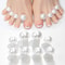 8Piece Silicone Pearl Diamond Toe Separators For Manicure And Pedicure 0