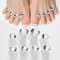 8Piece Silicone Pearl Diamond Toe Separators For Manicure And Pedicure 2