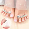 8Piece Silicone Pearl Diamond Toe Separators For Manicure And Pedicure 3