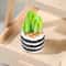 4pcs Mini Faux Succulent Potted Ornaments For Desktop DIY Decor 5