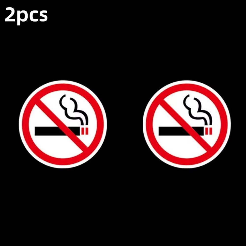 No Smoking Sign Sticker Set For Indoor And Outdoor Use 6