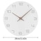 Silent Wooden Quartz Wall Clock For Living Room And Home Decor 5