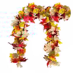 artificial maple leaf garland autumn & holiday decor