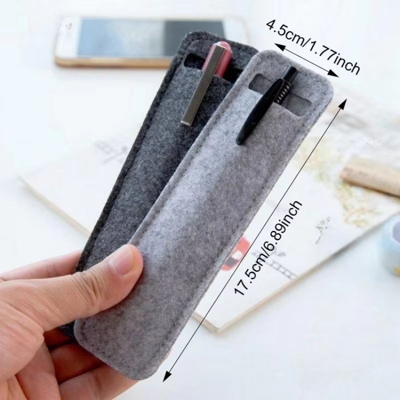 2Piece Mini Felt Pen Sleeves For Fountain Pens And Stationery 2