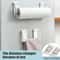 Magnetic PunchFree Paper Towel Holder And Kitchen Storage Rack 2