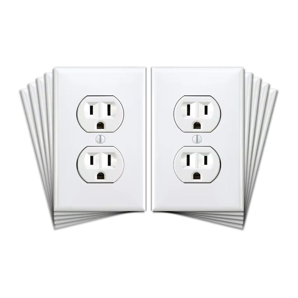 Funny Fake Power Outlet Stickers 3Pack Realistic Prank Wall Decals 0