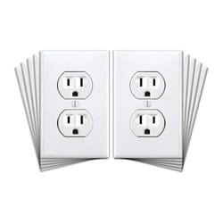 funny fake power outlet stickers 3-pack realistic prank wall decals
