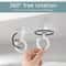 NoDrill Rotating Ceiling Hooks 3Pack Adhesive Wall And Door Hangers 1