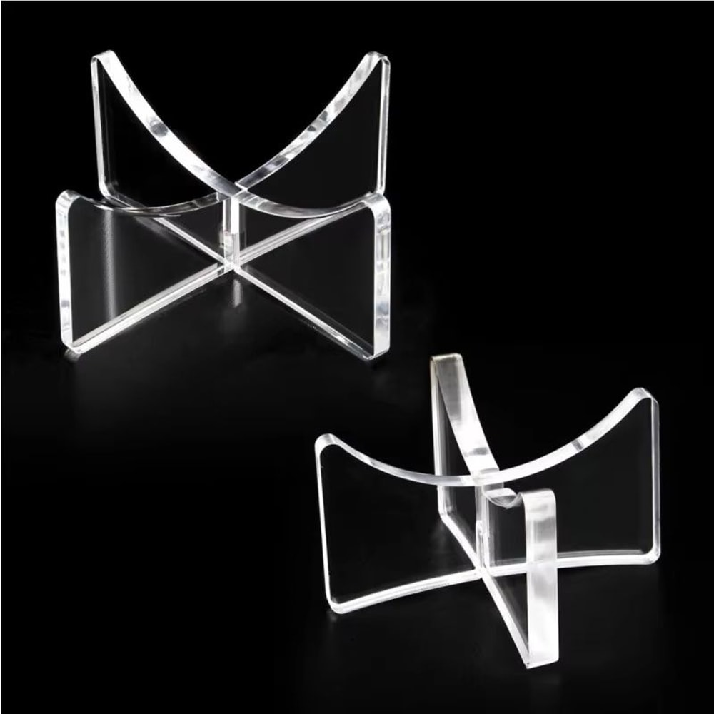 Transparent Acrylic Ball Display Stand Single Holder For Basketball Football Volleyball 3
