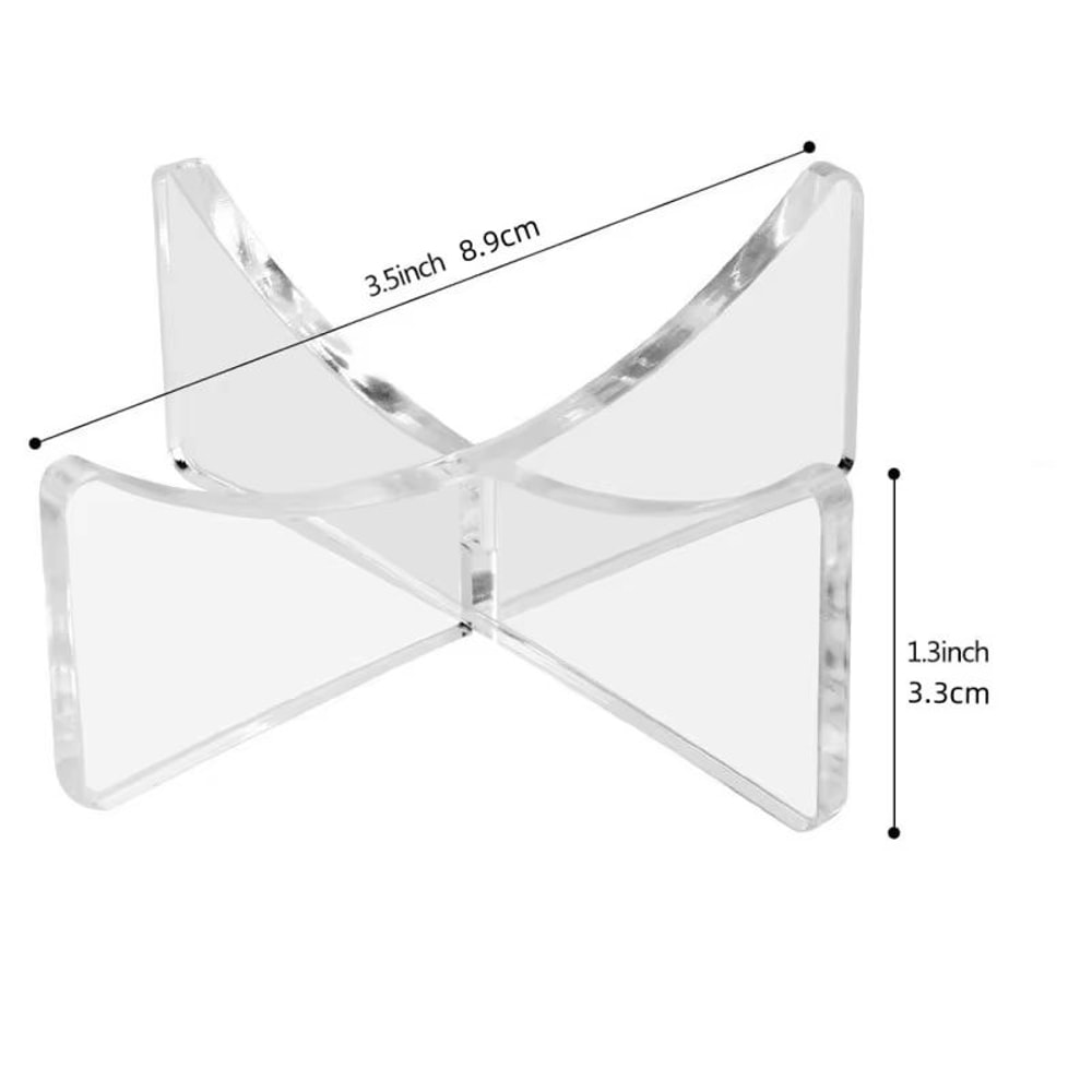 Transparent Acrylic Ball Display Stand Single Holder For Basketball Football Volleyball 5