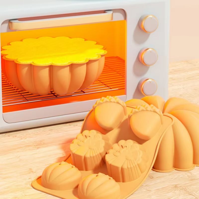 Thanksgiving Silicone Chocolate Mold Pumpkin Maple Leaf Squirrel Turkey Shapes 4