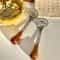 Mini Stainless Steel Potato Masher With Wooden Handle Multifunction Kitchen Tool 2