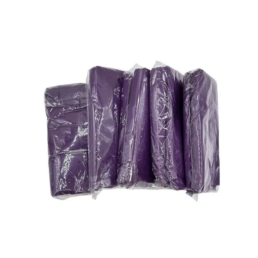 Disposable Purple Spa Bath Dress 510 Pack NonWoven Strapless Salon Wrap 6