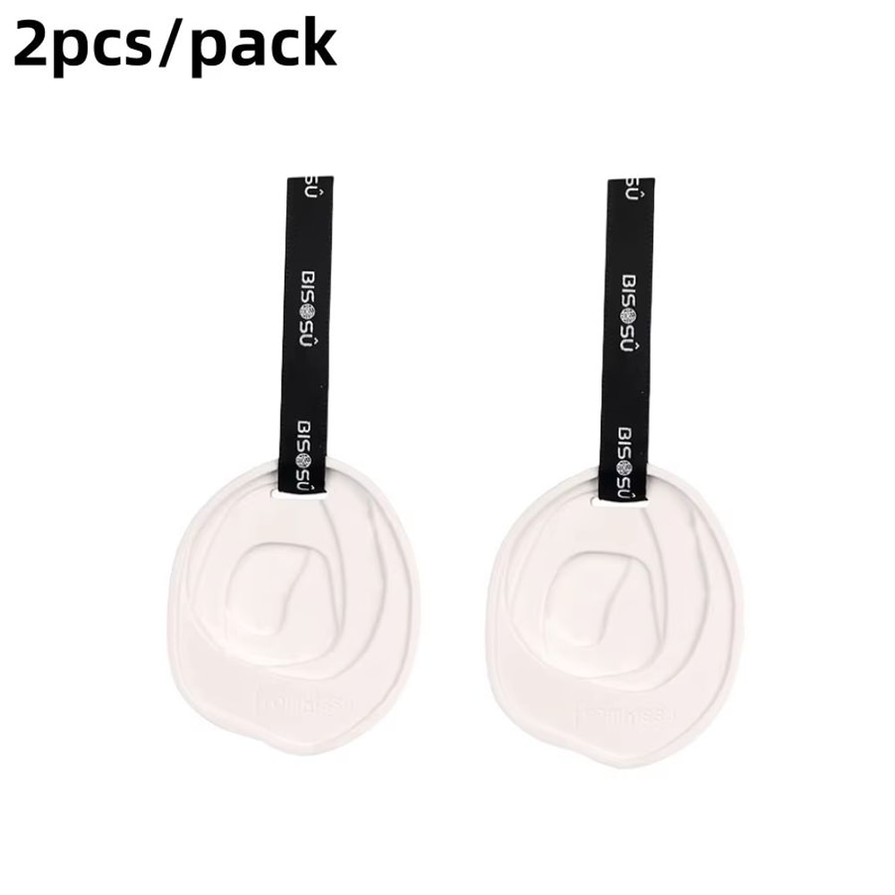 Aromatherapy Stone Gypsum Sheet Decorative Ribbon Pendant For Home Wardrobe And Car 5