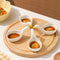 Swan Shaped Ceramic Sauce Plate Elegant Dipping Seasoning Dish For Kitchen Table 3