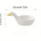 Swan Shaped Ceramic Sauce Plate Elegant Dipping Seasoning Dish For Kitchen Table 5