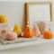 Pink Orange Pumpkin Shaped Scented Candle Autumn Decor Party Favor Gift 1