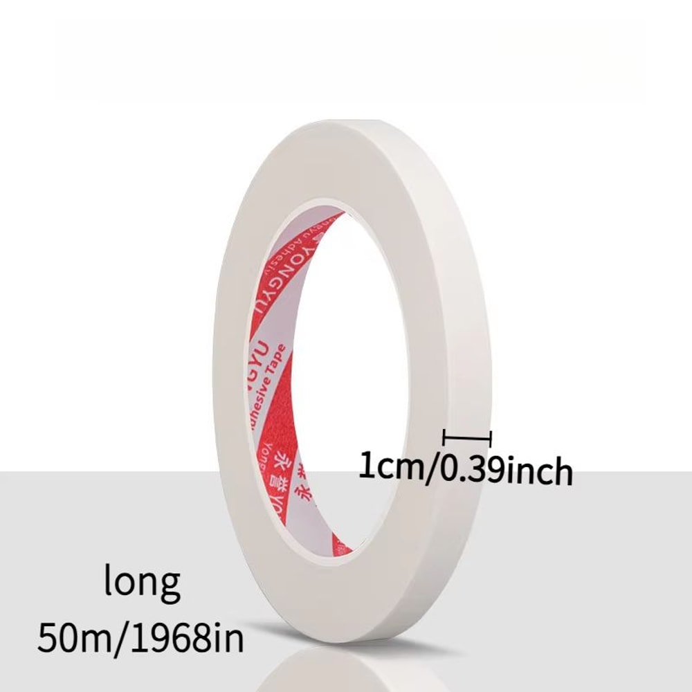 164ft White Masking Tape 039in Crepe Paper Painters Tape For Painting Art And Auto Projects 2