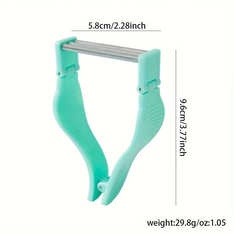 Pink Spring Facial Hair Remover 55in Stainless Steel Epilator For Face Lip Eyebrow Mustache 2