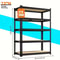 5 Tier Heavy Duty Shelving Unit 72x36x16in 2000lb Capacity Industrial Storage Rack In Matte Black 6