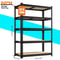 5 Tier Heavy Duty Shelving Unit 72x36x16in 2000lb Capacity Industrial Storage Rack In Matte Black 7