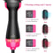 4in1 Hot Air Comb Hair Styling Tool Anionic Straightening Brush Dryer Curling Volumizing Hot Air C 2