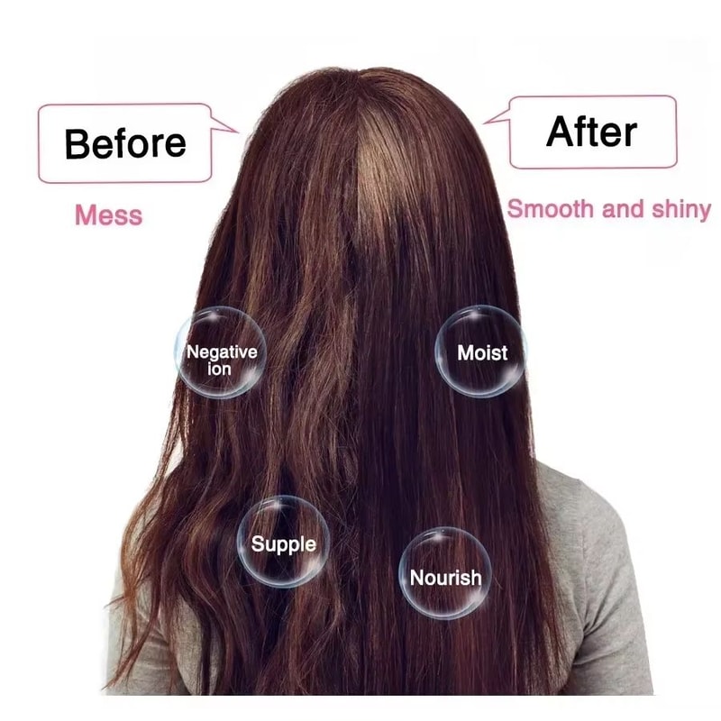 4in1 Hot Air Comb Hair Styling Tool Anionic Straightening Brush Dryer Curling Volumizing Hot Air C 5