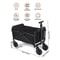 FlexiLite Folding Utility Wagon Heavy Duty Cart 220 LB Capacity With FlatFree Wheels For Camping Be 3