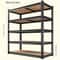 5 Tier Heavy Duty Shelving Unit 2000 Lb Capacity Adjustable Metal Storage Rack For Garage And Wareh 4