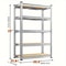 5 Tier Heavy Duty Shelving Unit 2000 Lb Capacity Adjustable Metal Storage Rack For Garage And Wareh 5