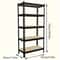 5 Tier Heavy Duty Shelving Unit 2000 Lb Capacity Adjustable Metal Storage Rack For Garage And Wareh 6